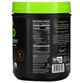 Thành phần vi chất của Orgain Keto Organic Plant Protein Powder with Coconut & Avocado Oils Vanilla 0.97 lb (440 g) 851770007405