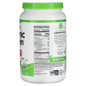 Thành phần vi chất của Orgain Organic Protein Powder Iced Coffee 2.03 lbs (920 g) 851770007764