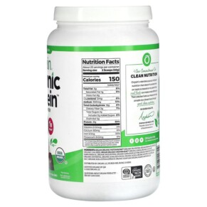 Thành phần vi chất của Orgain Organic Protein Powder Plant Based Chocolate Coconut 32.4 oz (920 g) 851770007559