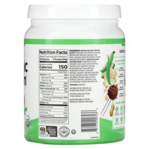 Thành phần vi chất của Orgain Organic Protein Powder Plant Based Chocolate Peanut Butter 1.02 (462 g) 851770007436