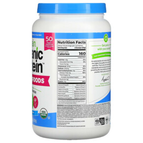 Thành phần vi chất của Orgain Organic Protein & Superfoods Powder Plant Based Vanilla Bean 2.02 lbs (918 g) 851770006859