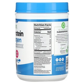 Thành phần vi chất của Orgain Plant Protein Plus Collagen Creamy Chocolate Fudge 1.6 lb (726 g) 851770008167