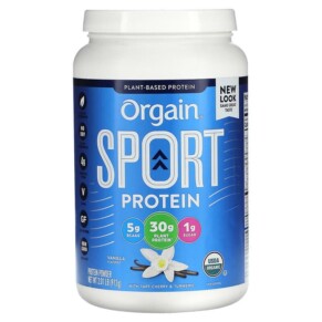 Thực phẩm chức năng Orgain Sport Protein Powder Vanilla 2.01 lb (912 g) 851770007610