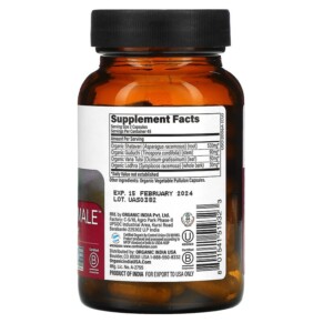 Thành phần vi chất của Organic India Essential Female Hormonal Balance 90 Veg Caps 801541519323