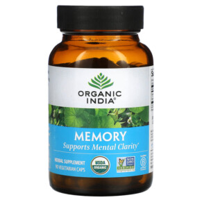 Thực phẩm chức năng Organic India Memory 90 Vegetarian Caps 851469000724