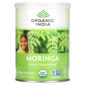 Thực phẩm chức năng Organic India Moringa Green Superfood 8 oz (226 g) 801541508181