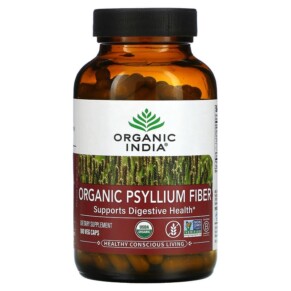 Thực phẩm chức năng Organic India Organic Psyllium Fiber 180 Veg Caps 850021635060
