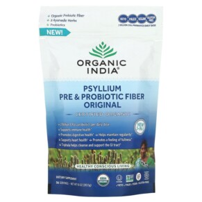 Thực phẩm chức năng Organic India Psyllium Pre & Probiotic Fiber Original 10 oz (283.5 g) 801541517251