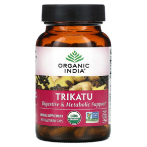 Thực phẩm chức năng Organic India Trikatu 90 Vegetarian Caps 851469000274