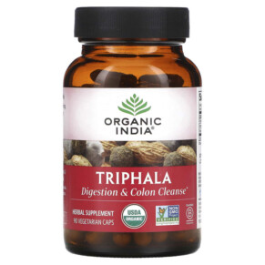 Thực phẩm chức năng Organic India Triphala 90 Vegetarian Caps 851469000175