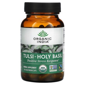 Thực phẩm chức năng Organic India Tulsi-Holy Basil 90 Vegetarian Caps 851469000793