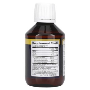 Oslomega Extra Strength Omega 3 Fish Oil Natural Lemon Flavor 3.300 mg 6.7 fl oz (200 ml) 3 Thành phần vi chất của Oslomega Extra Strength Omega 3 Fish Oil Natural Lemon Flavor 3.300 mg 6.7 fl oz (200 ml) 898220013876