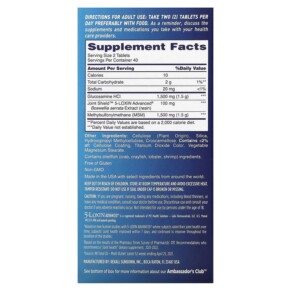 Osteo Bi-Flex Joint Health Triple Strength + MSM Formula 80 Coated Tablets 3 Thành phần vi chất của Osteo Bi-Flex Joint Health Triple Strength + MSM Formula 80 Coated Tablets 030768541279