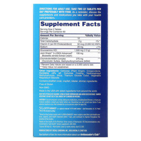 Thành phần vi chất của Osteo Bi-Flex Joint Health Triple Strength + Vitamin D 120 Coated Tablets 030768196080