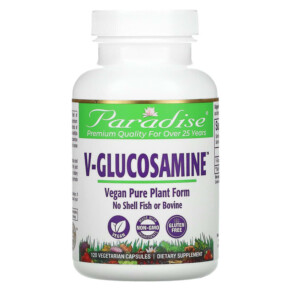 Thực phẩm chức năng Paradise Herbs V-Glucosamine 120 Vegetarian Capsules 601944777692