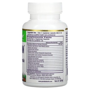 Thành phần vi chất của Paradise Herbs Whole Woman Women's Libido Vitality Formula 60 Vegetarian Capsules 601944777067