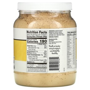 Thành phần vi chất của PB2 Foods Performance Peanut Protein with Madagascar Vanilla 2 lbs (907 g) 851784007651