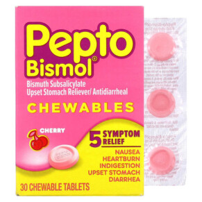Thực phẩm chức năng Pepto Bismol Chewables Cherry 30 Chewable Tablets 301490039786
