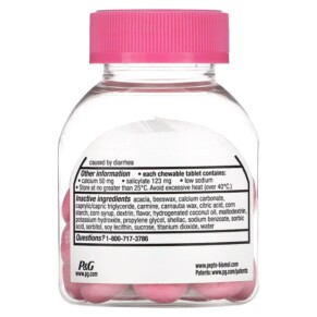 Thành phần vi chất của Pepto Bismol Pepto Bismol Chews 24 Chewable Tablets 301490001851