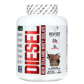 Thực phẩm chức năng Perfect Sports Diesel New Zealand Whey Isolate Milk Chocolate 5 lbs (2.27 kg) 699097710888