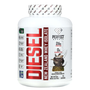 Thực phẩm chức năng Perfect Sports Diesel New Zealand Whey Isolate Triple Rich Chocolate 5 lbs (2.27 g) 699097710932