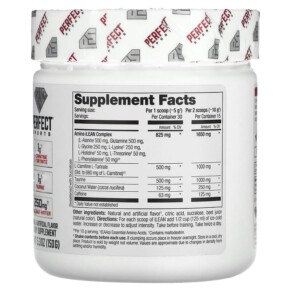 Thành phần vi chất của Perfect Sports iLean Fruit Punch Candy 5.3 oz (150 g) 699097754820