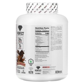 Thành phần vi chất của Perfect Sports Ultra Fuel Grass-Fed Whey Protein Triple Chocolate 4 lb (1.82 kg) 699097755872