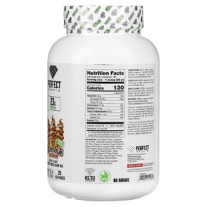 Thành phần vi chất của Perfect Sports Vegan Diesel 100% Plant-Based Protein Blend Chocolate Ice Cream 1.5 lb (700 g) 699097754882