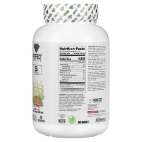Thành phần vi chất của Perfect Sports Vegan Diesel 100% Plant-Based Protein Blend Vanilla Ice Cream 1.5 lb (700 g) 699097754660