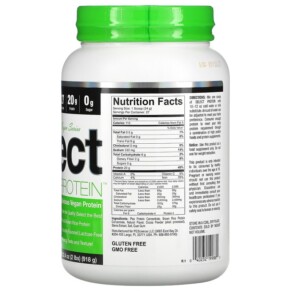 Thành phần vi chất của PEScience Vegan Series Select Protein Chocolate Bliss 32.4 oz (918 g) 040232199882