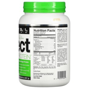 Thành phần vi chất của PEScience Vegan Series Select Protein Peanut Butter Delight 29.5 oz (837 g) 040232426520