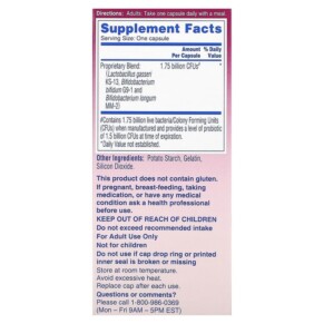 Thành phần vi chất của Phillips Colon Health Daily Probiotic 60 Capsules 312843541207