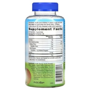 Thành phần vi chất của Phillips Fiber Good Gummies Assorted Flavors 90 Gummies 312843568013