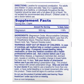 Thành phần vi chất của Phillips Laxative Caplets 55 Caplets 312843520820