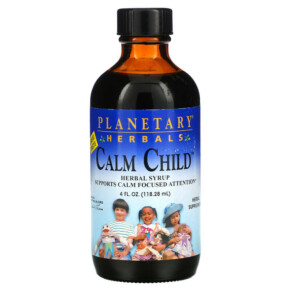 Thực phẩm chức năng Planetary Herbals Calm Child Herbal Syrup 4 fl oz (118.28 ml) 021078101192