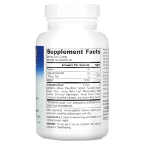 Thành phần vi chất của Planetary Herbals Stone Free 820 mg 90 Tablets 021078100317