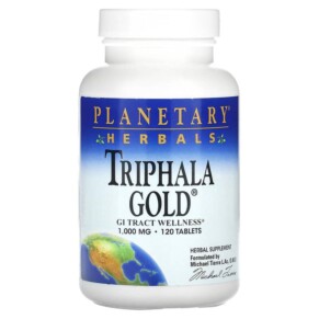 Thực phẩm chức năng Planetary Herbals Triphala Gold 1.000 mg 120 Tablets 021078105114