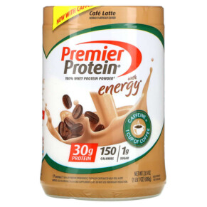 Thực phẩm chức năng Premier Protein 100% Whey Protein Powder Cafe Latte 1 lb 7 oz (680 g) 643843717362