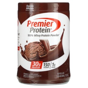 Thực phẩm chức năng Premier Protein 100% Whey Protein Powder Chocolate Milkshake 1 lb 8 oz (697 g) 643843715887