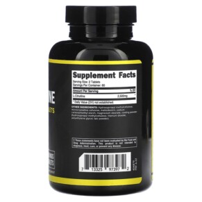 Thành phần vi chất của Primaforce L-Citrulline 2.500 mg 120 Tablets 713325973972