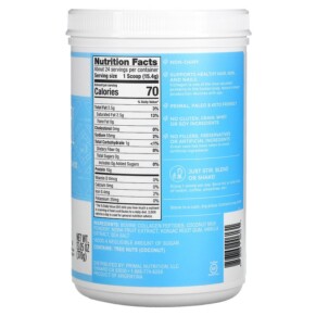Thành phần vi chất của Primal Kitchen Collagen Fuel Vanilla Coconut 13.05 oz (370 g) 856769006131