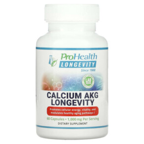 Thực phẩm chức năng ProHealth Longevity Calcium AKG Longevity 1.000 mg 60 Capsules 850023410993