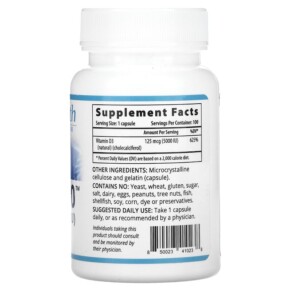 Thành phần vi chất của ProHealth Longevity D3 5000 125 mcg (5000 IU) 100 Capsules 850023410238