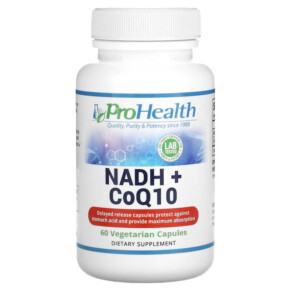 Thực phẩm chức năng ProHealth Longevity NADH + CoQ10 60 Vegetarian Capsules 850023410344