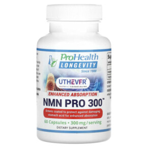 Thực phẩm chức năng ProHealth Longevity NMN Pro 300 Enhanced Absorption 150 mg 60 Capsules 850023410009