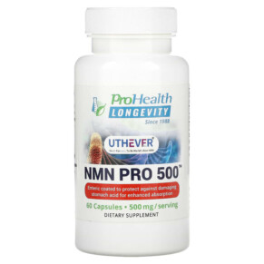 Thực phẩm chức năng ProHealth Longevity NMN Pro 500 250 mg 60 Capsules 850023410672