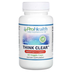 Thực phẩm chức năng ProHealth Longevity Think Clear 60 Veggie Caps 850023410269