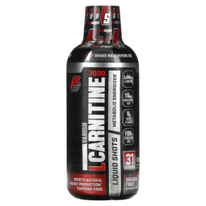 Thực phẩm chức năng ProSupps L-Carnitine 3000 Liquid Shots Dragonfruit 3.000 mg 16 fl oz (473 ml) 818253029729