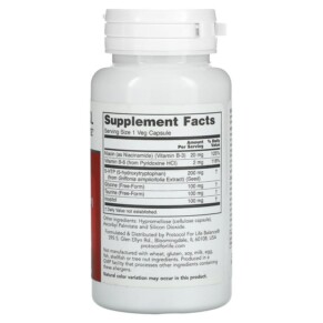 Thành phần vi chất của Protocol for Life Balance 5-HTP 200 mg 60 Veg Capsules 707359101081