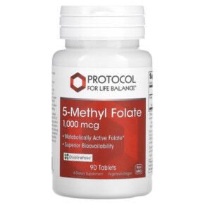Thực phẩm chức năng Protocol for Life Balance 5-Methyl Folate 1.000 mcg 90 Tablets 707359104914